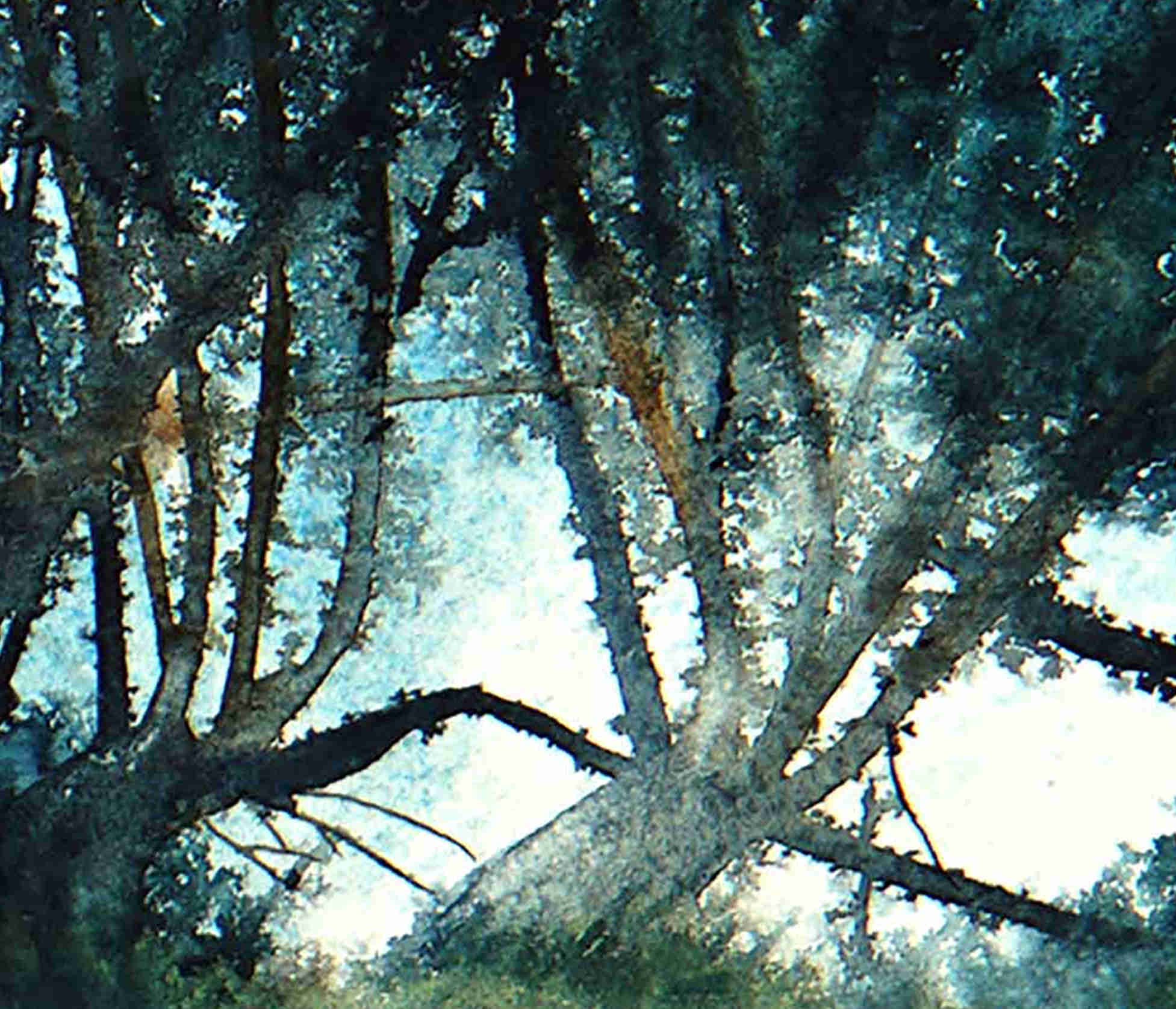 aquarelle arbre